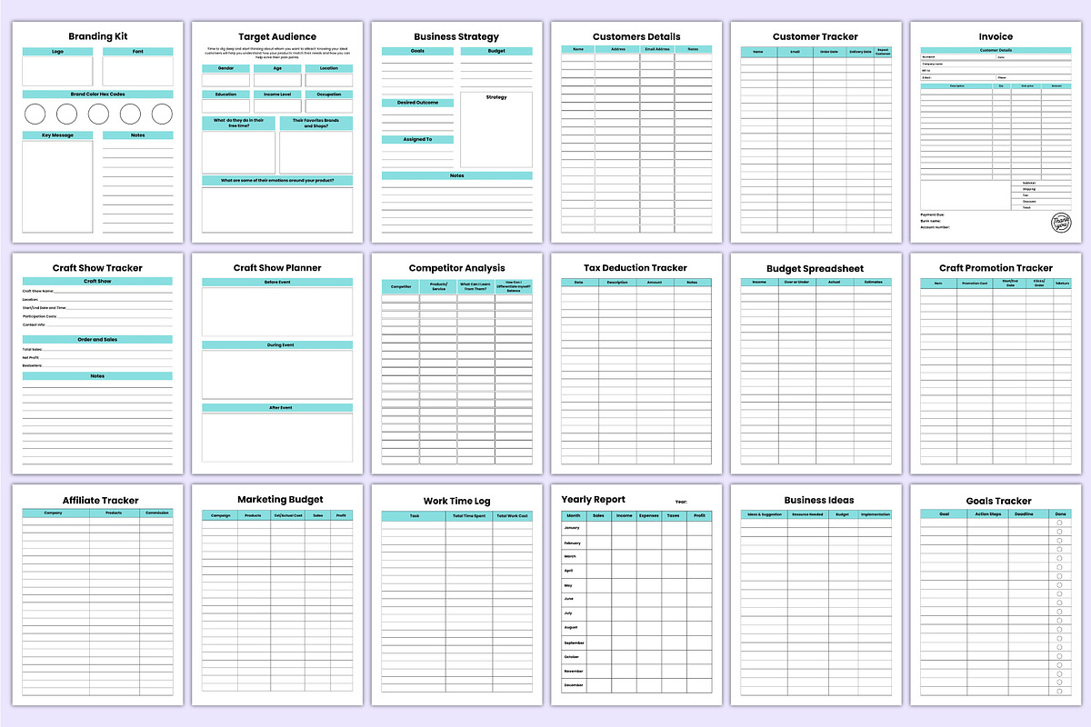 2025-2026 Craft Business Planner Kdp, a Stationery Template by Mustafiz (Photo 4 of 7)
