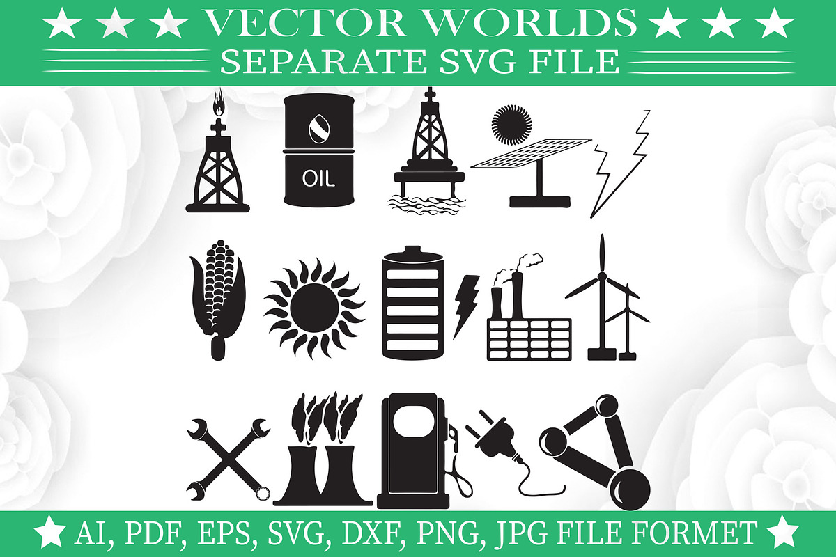 Industry Icon Svg,Industry, Icon Svg, an Object Graphic by VectorWorlds (Photo 1 of 3)