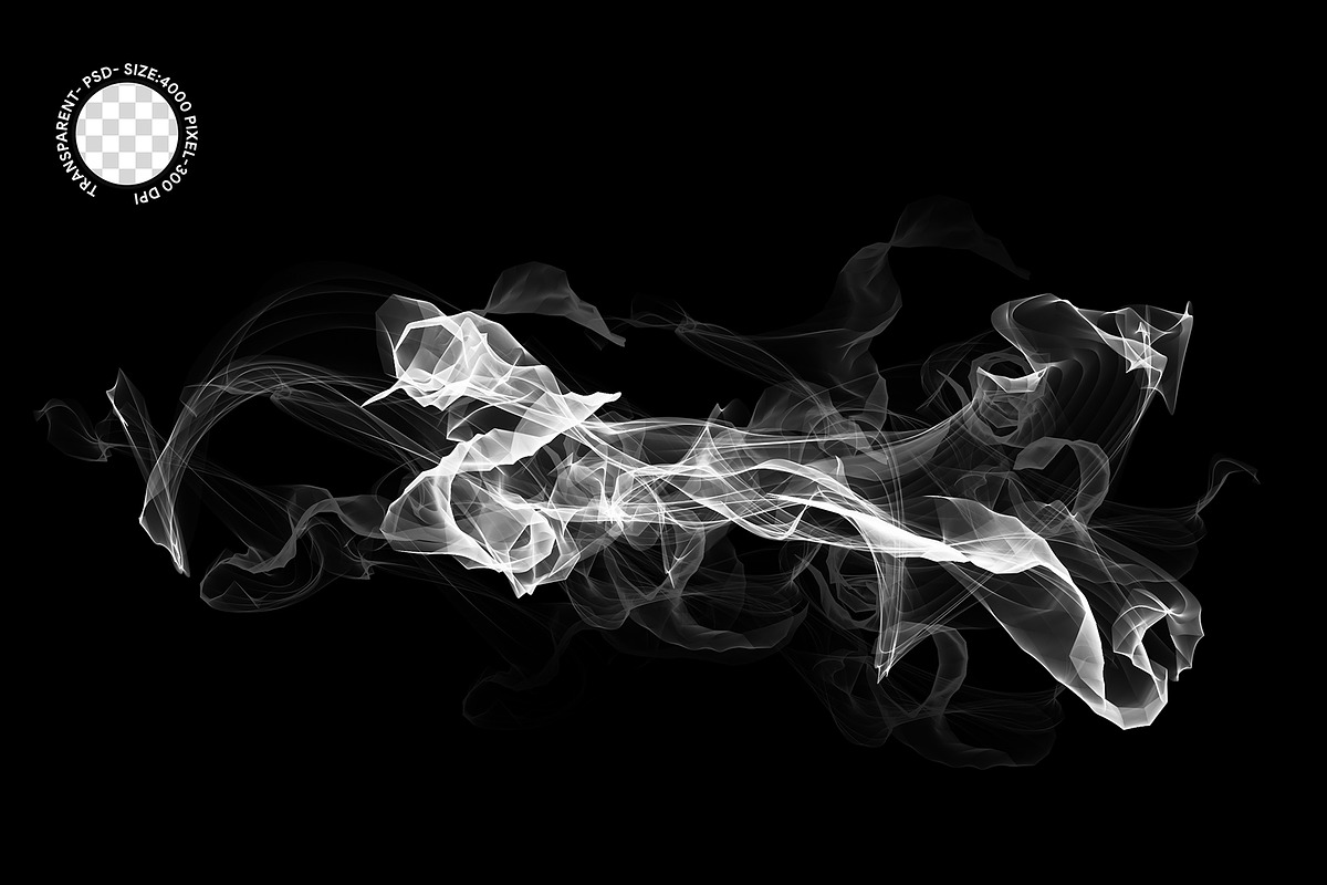Transparent Smoke PNG & PSD Pack, a Texture Graphic by MRI STUDIO (Photo 7 of 14)
