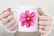 Watercolor Summer Flowers Clipart, an Illustration by Sublimation Artist (Thumbnail 5 of 6)