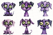 Zombie Dog Clipart, an Illustration by OK Design (Thumbnail 3 of 5)