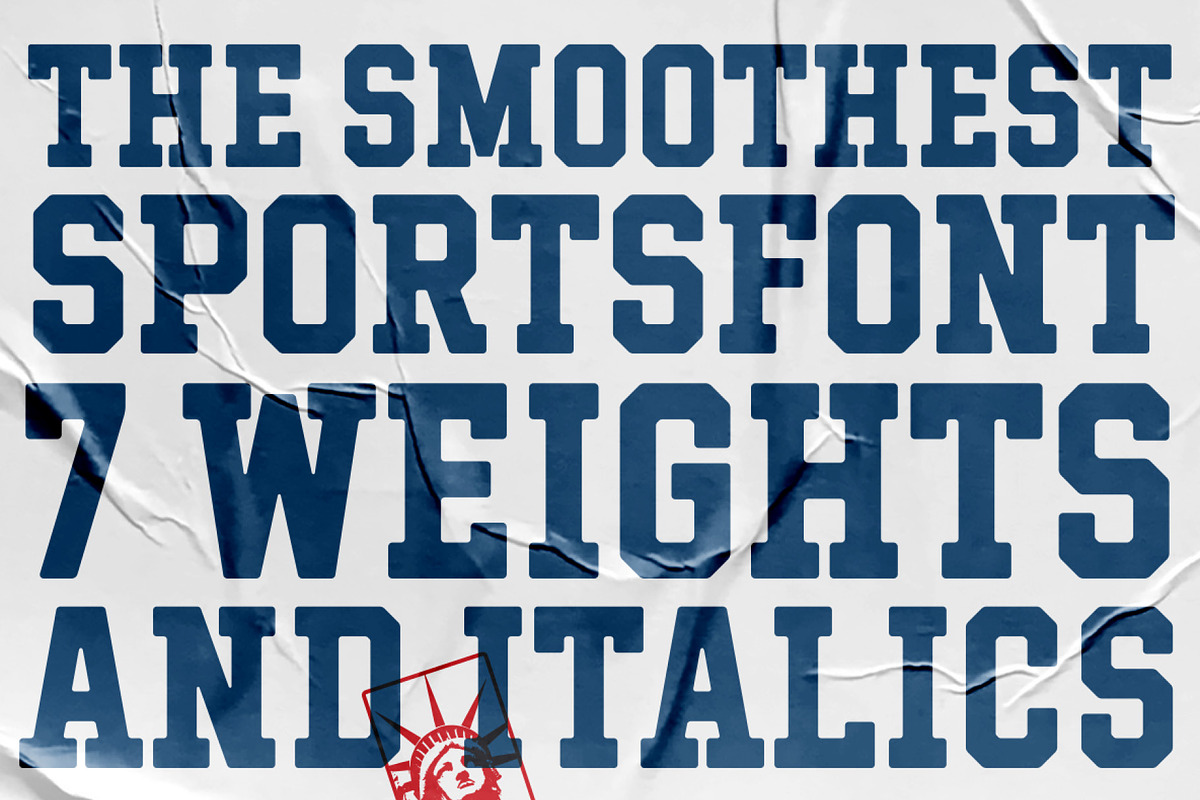 Hockeynight Serif, a Font by XTOPH - Fonts (Photo 7 of 8)