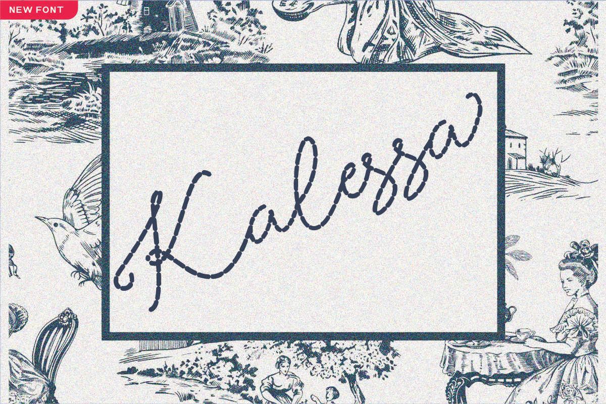 Rhea Line Script, a Script Font by JNJ Studio (Photo 7 of 8)