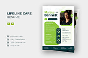 Lifeline Care -  Resume, a Resume Template by Esensifiksi.studio (Thumbnail 1 of 3)