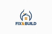 Fix&Build Logo Template, a Branding & Logo Template by SymonDesign (Thumbnail 2 of 3)