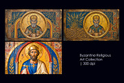 Byzantine Saint Wooden Icons, an Education Illustration by StockVerse Creative (Thumbnail 1 of 4)