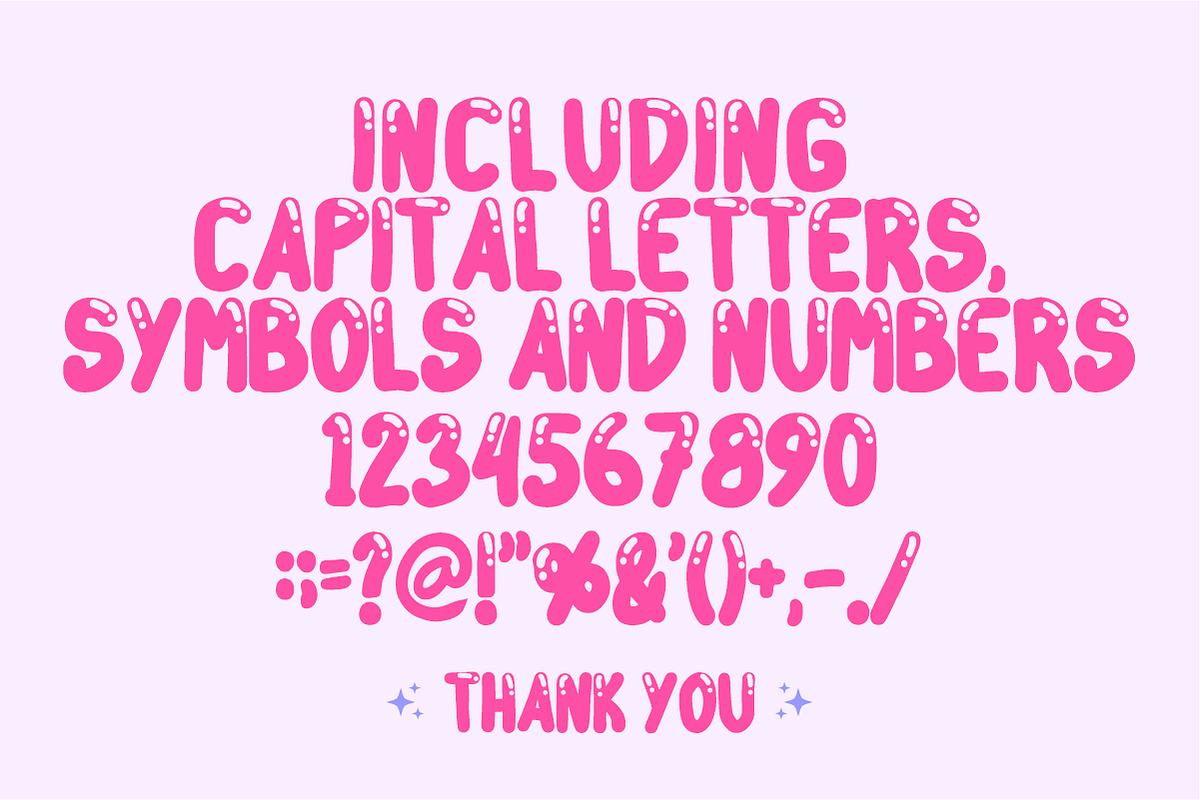 Sahira Bubble - Playful Display Font, a Sans Serif Font by Sahira Studio (Photo 4 of 4)