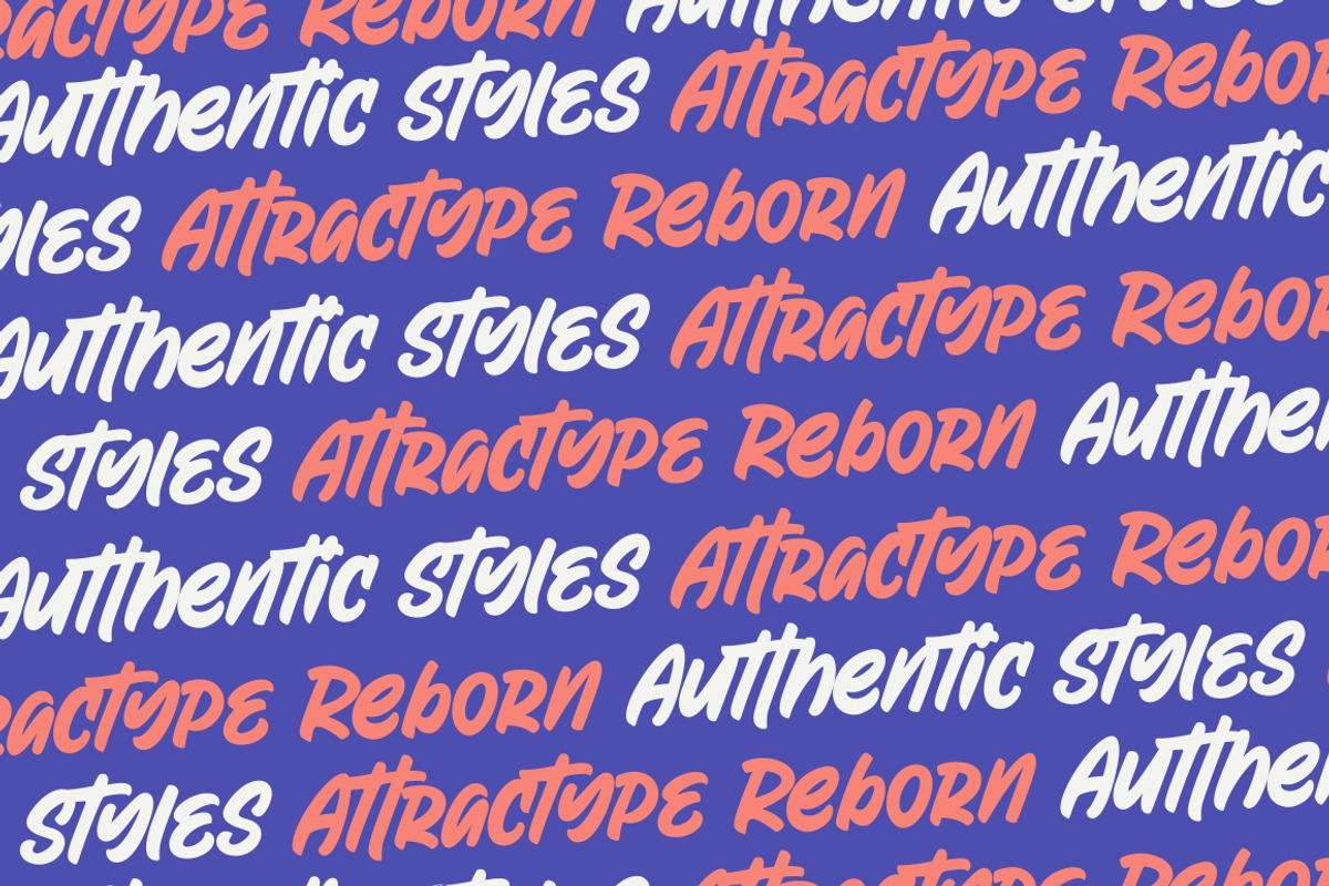 Attractype Reborn - Stylish Font, a Script Font by Garisman Std (Photo 9 of 10)