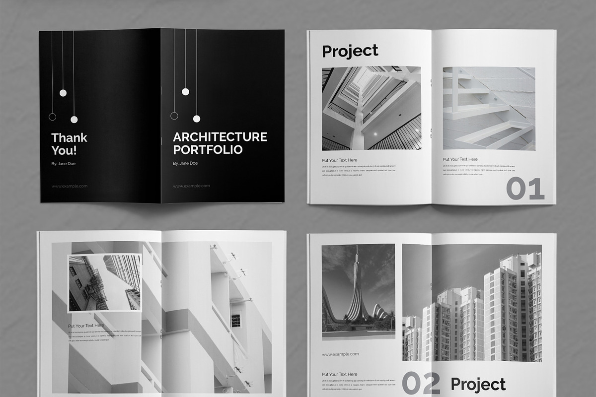 Architecture Portfolio Layout, a Brochure Template by ContestDesign (Photo 2 of 3)