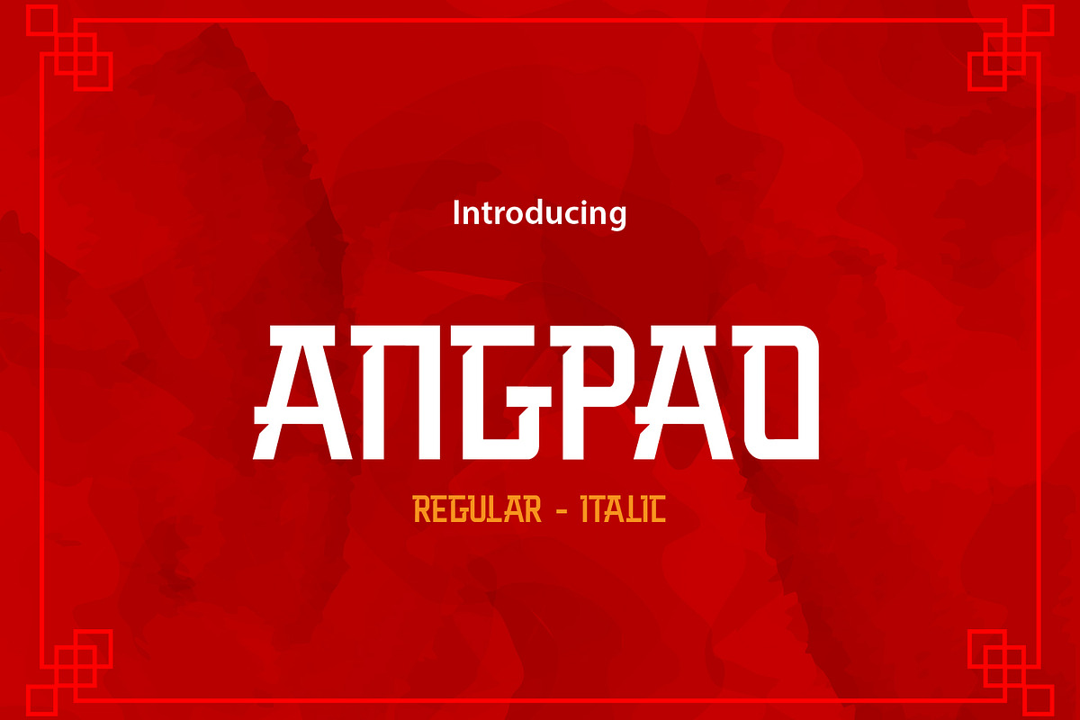 ANGPAO, a Font by da_only_aan (Photo 2 of 5)