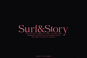 Beach Glamour - Summer Serif, a Serif Font by Misha Sova (Thumbnail 2 of 9)