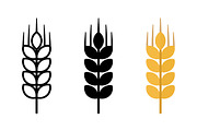 Wheat Ear Icons, a Solid Icon by Artonix (Thumbnail 2 of 2)