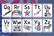 4th of July Alphabet Cards – A-Z, an Education Illustration by Anna Design Studio (Thumbnail 6 of 7)