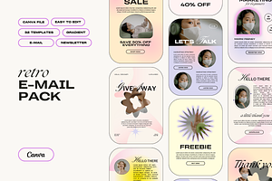 Retro Email Newsletter Pack