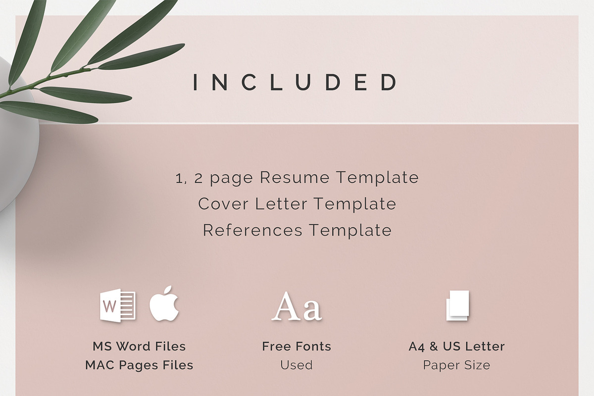 Resume Template & Cover Letter, a Resume Template by DemeDesign (Photo 6 of 7)
