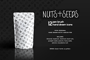 Pen Brush Hand Drawn Nuts&Seeds Set, an Object Graphic by Lillu (Thumbnail 4 of 4)