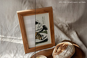 Bread & Linen – Card & Frame Mockups, a Household Mockup by NikiArts (Thumbnail 9 of 12)