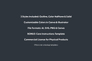 90's Print on Demand Product Icons, an Outline Icon by Sungy Side Up (Thumbnail 6 of 9)