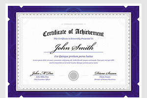 Modern Classy Diploma Certificate