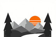12 Pine Forest & Mountain Scenes, an Illustration by BIPLOB EXPERT (Thumbnail 10 of 12)