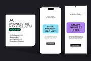iPhone 14 Pro Max & S22 Ultra Mockup, an iPhone Mockup by Modern Studio (Thumbnail 1 of 20)