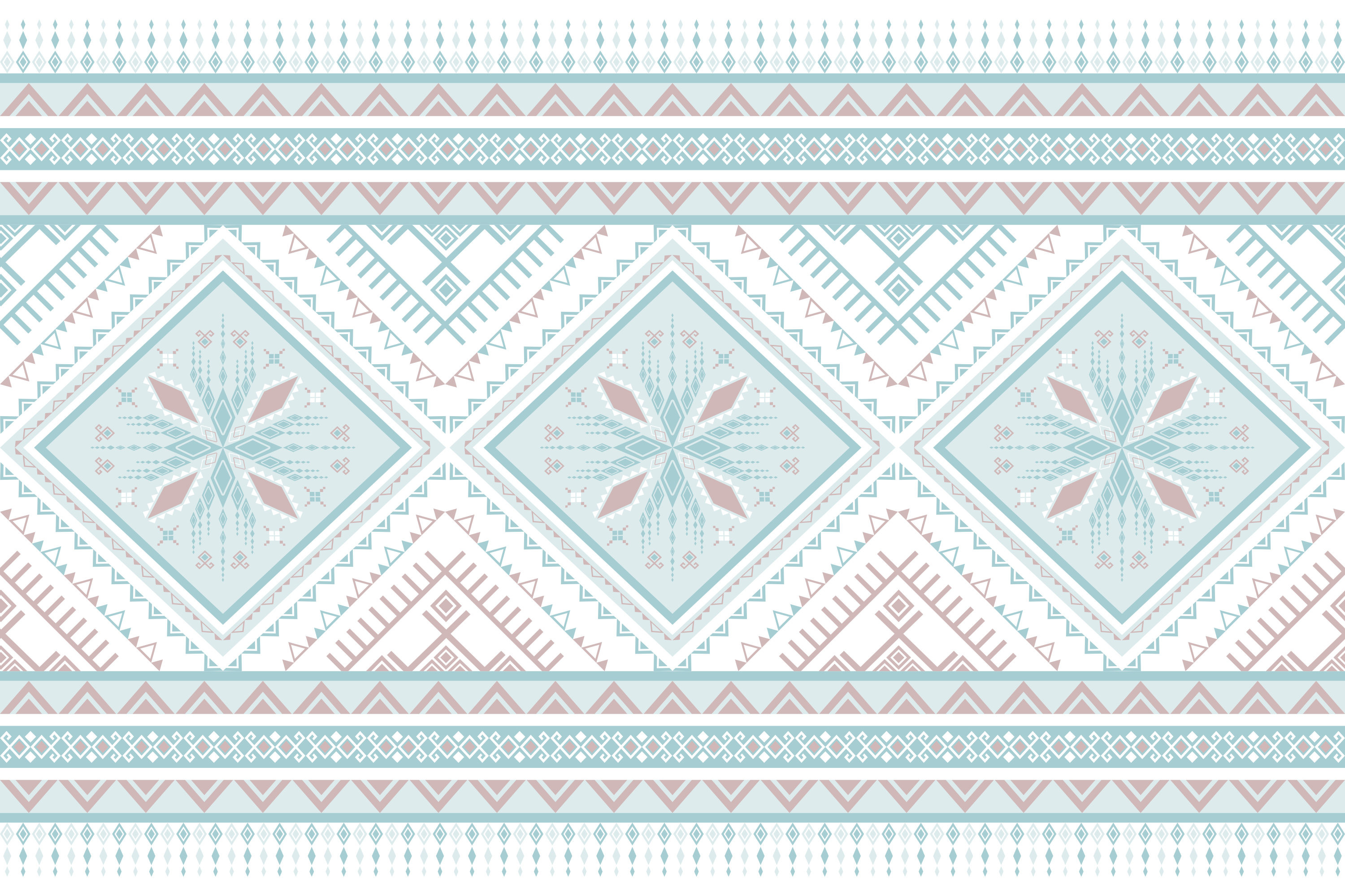 blue native American pattern