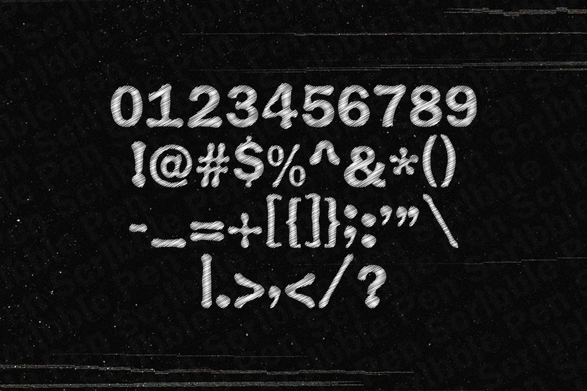 Scribble Pen, a Handwritten Font by Nickhard (Photo 3 of 6)