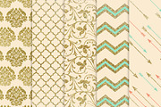 Gold Glitter & Cream Digital Papers, a Texture Graphic by Chus Moreno Studio (Thumbnail 3 of 4)