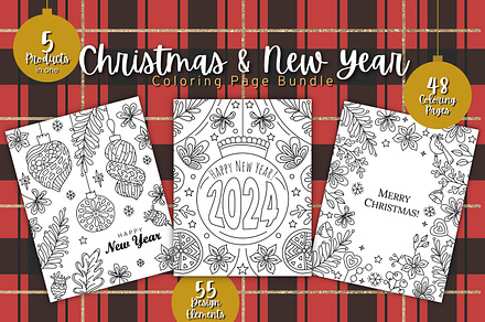 Christmas Bundle - Coloring Pages