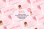 Pastel Business Card, a Business Card Template by SunshineStudioBoutique (Thumbnail 2 of 9)