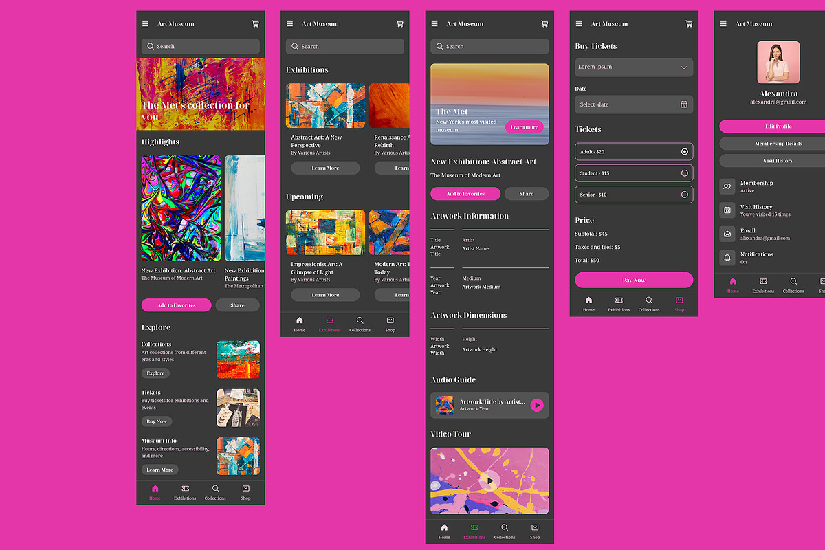 Black Art Museum, gallery & Artworks, a Websites & App Template by nagaredesignstudio (Photo 2 of 2)