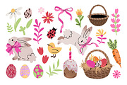 Hand drawn EASTER Stickers, a Seasonal Illustration by UnaAnya (Thumbnail 4 of 7)