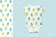 Cute Monsters, a Texture Illustration by LartGraphics (Thumbnail 5 of 13)