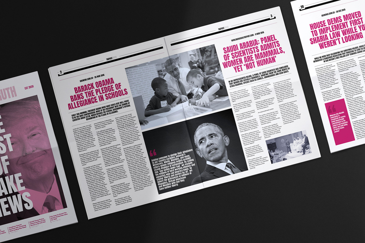 20 Page Tabloid Newspaper Template, a Magazine Template by Dead Pixel Mockups (Photo 4 of 11)