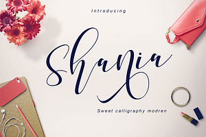 Shania Sweet Calligraphy