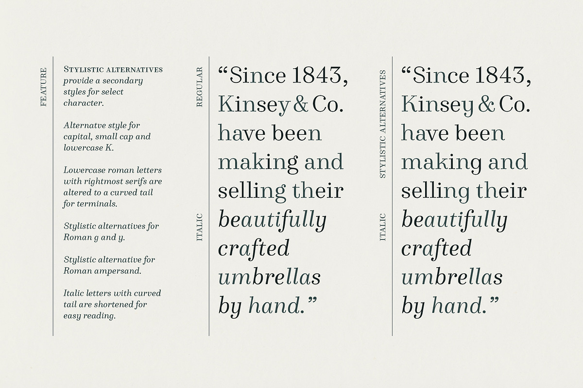 Winslow Font Family, a Serif Font by Kimmy Design (Photo 7 of 13)