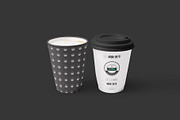 Coffe Paper Cups Mock-up 2, a Cups & Container Mockup by Nevada63 (Thumbnail 2 of 4)