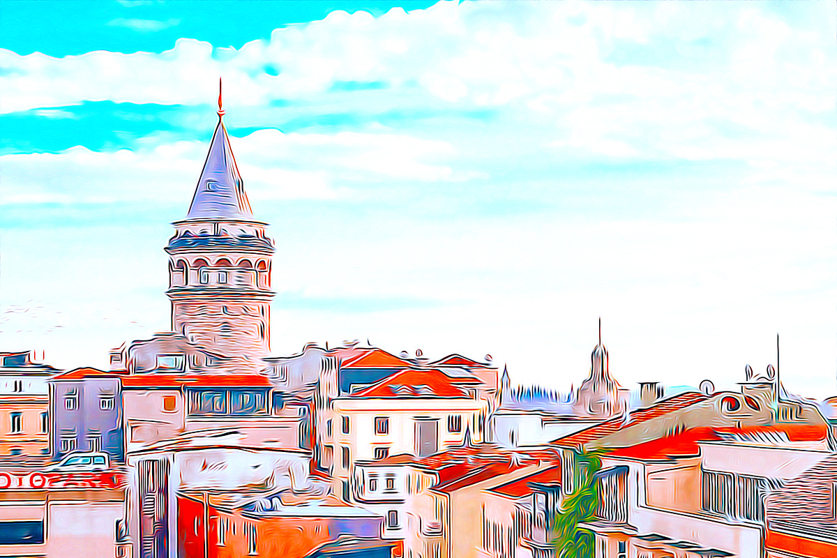 Oil painting photo effect, a Layer Style Add-On by Pixel Gallery (Photo 4 of 4)