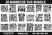 Barbecue SVG Bundle, a Graphic by Buysvgbundles (Thumbnail 1 of 6)