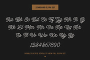 The Boutique Cursive - Monoline, a Script Font by Hustle Supply Co. (Thumbnail 2 of 6)