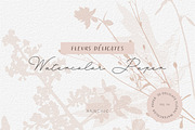 BUNDLE Floral watercolor paper, a Texture Illustration by Anna Sokol (Thumbnail 8 of 71)