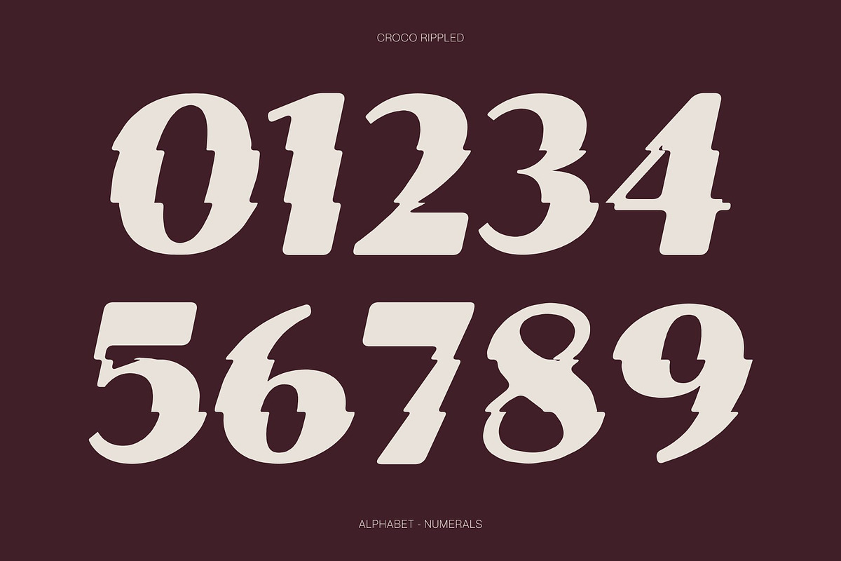 Croco Rippled, a Sans Serif Font by Craft Supply Co. (Photo 5 of 8)