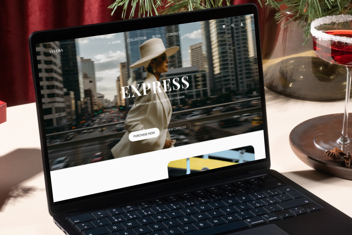 Luvura - Editorial Fashion Landing, a Landing Page Template by productype1 (Photo 5 of 5)
