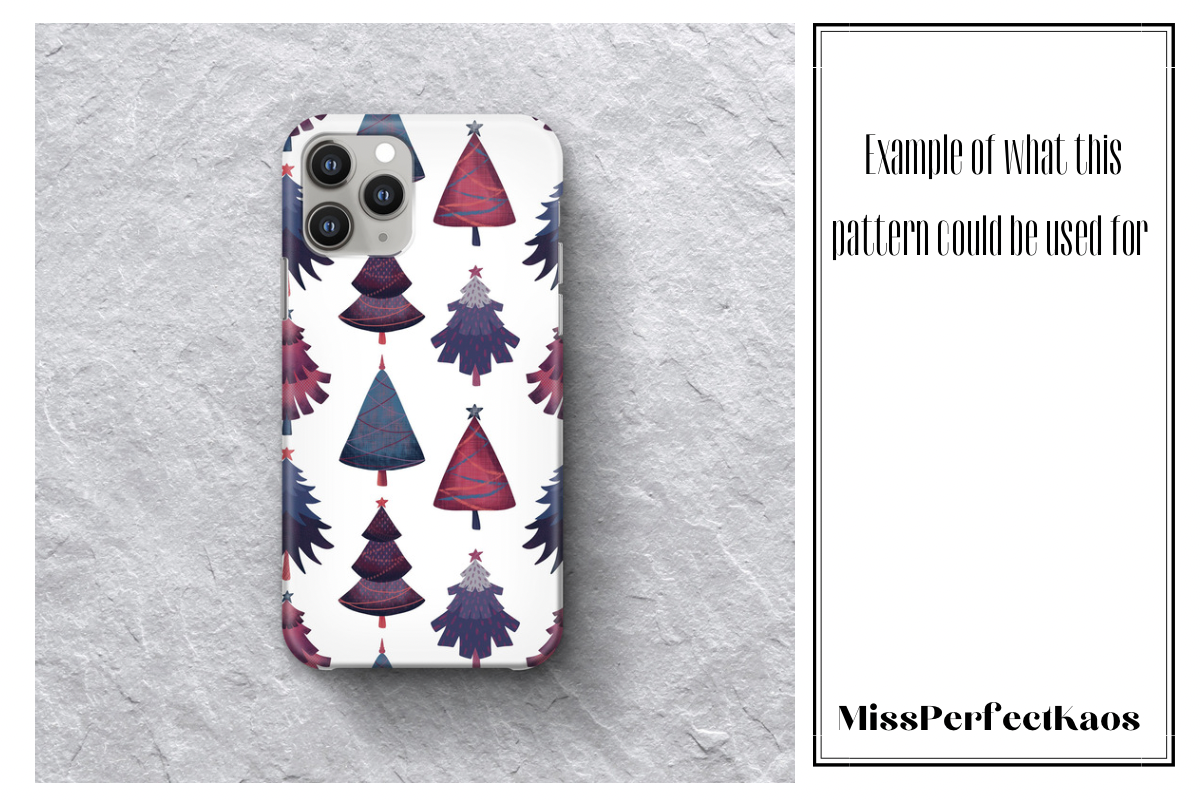Christmas trees-Repeating Pattern, a Pattern Graphic by MissPerfectKaos (Photo 4 of 4)