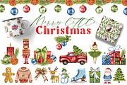 Merry little Christmas illustration, a Seasonal Illustration by Yelloo Fish (Thumbnail 1 of 19)