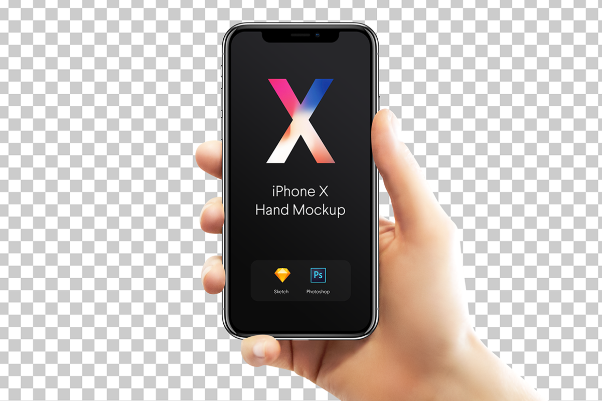 New iPhone X Hands Mockups, an iPhone Mockup by Pierre Borodin (Photo 6 of 7)