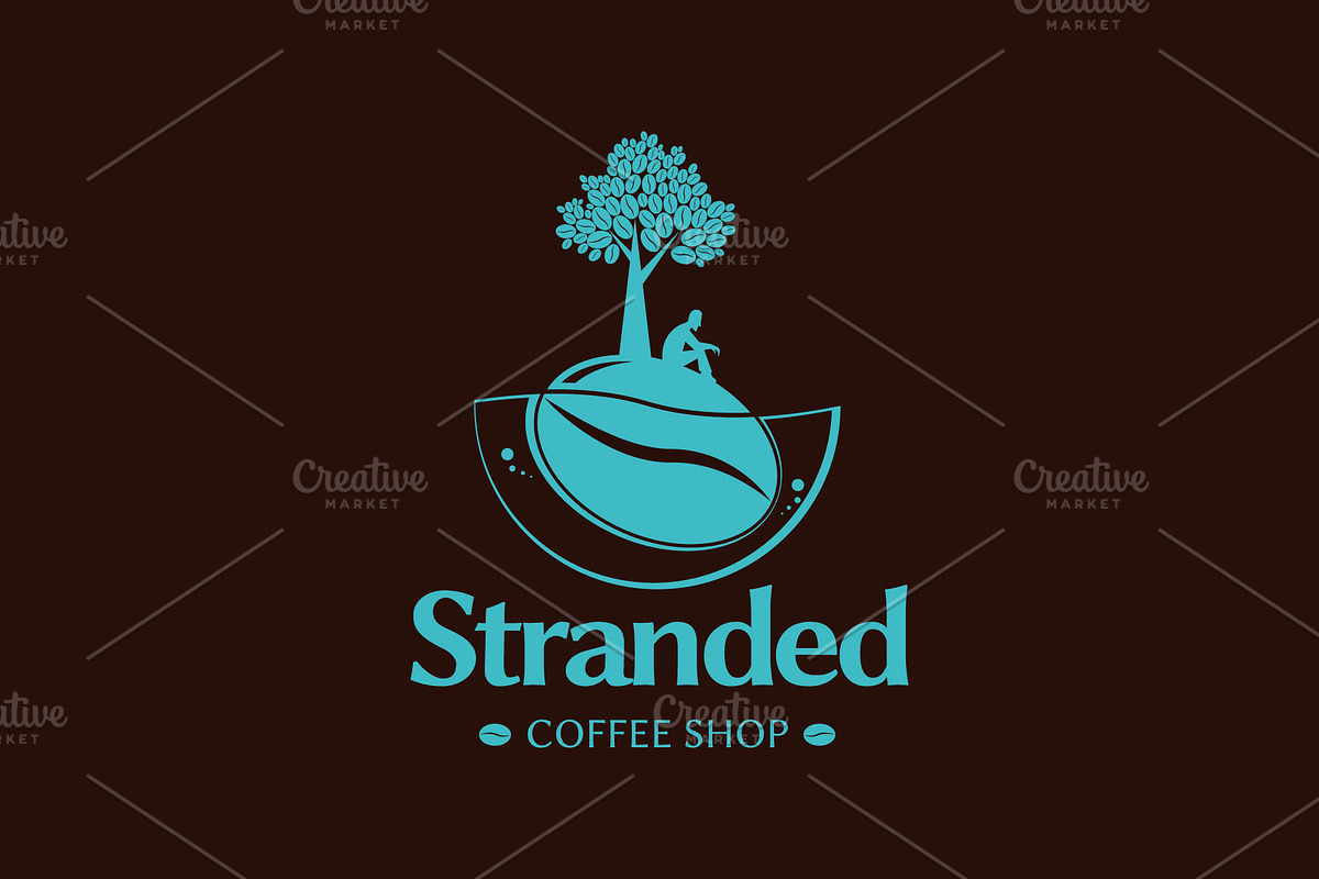 Stranded - Coffee Shop Logo, a Branding & Logo Template by ashenterprise (Photo 2 of 2)