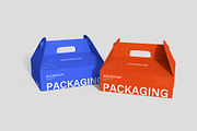 Takeaway Food Box Packaging Mockup, a Product Mockup by graphypix (Thumbnail 1 of 4)