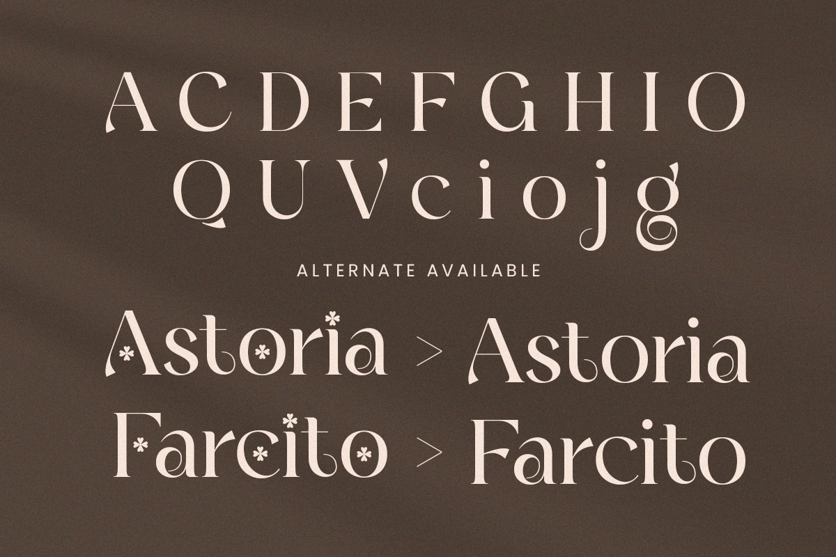 Clover - Modern Serif Logo Font, a Serif Font by Sensatype (Photo 9 of 12)
