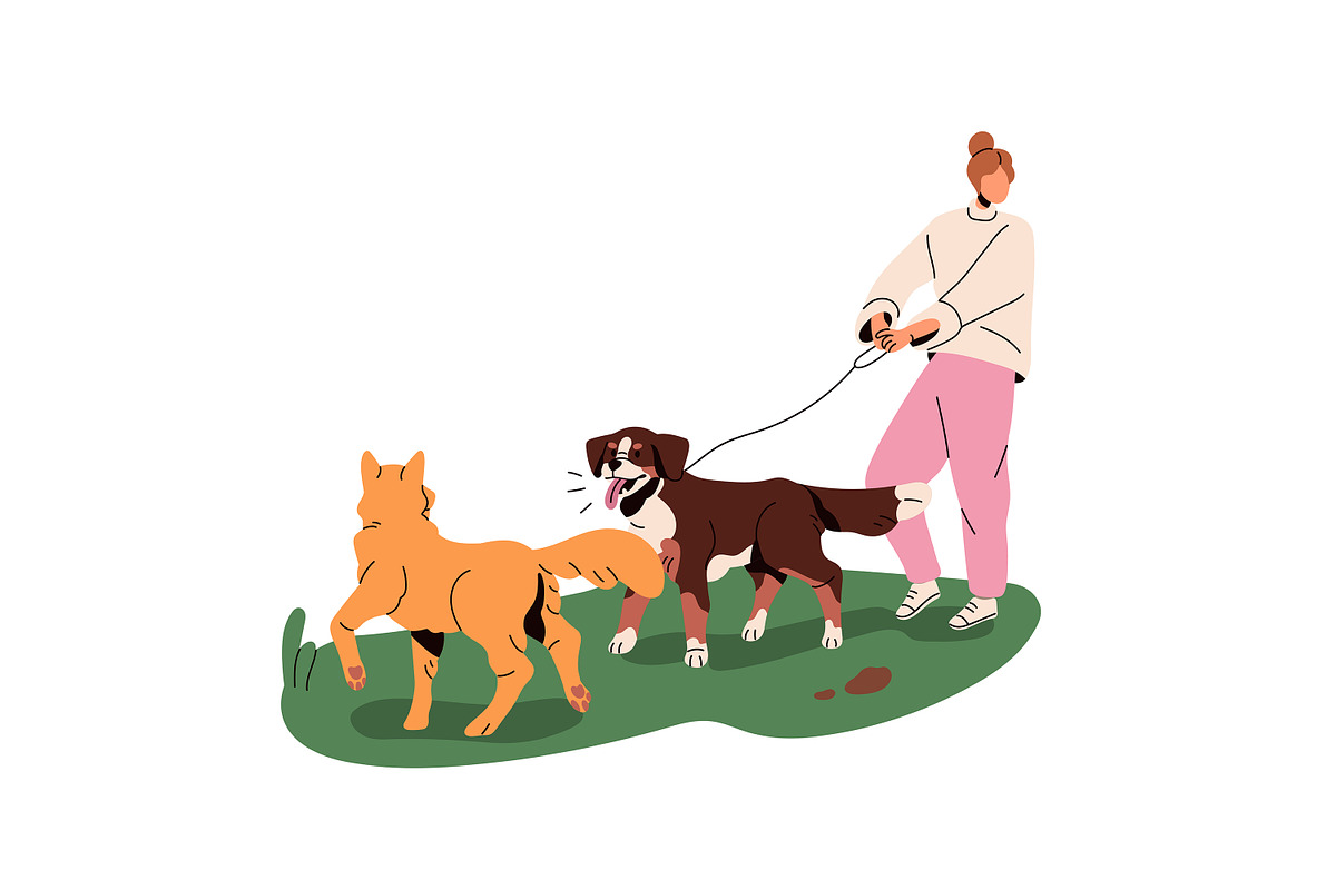Dog behavior problems set, an Animal Illustration by PaperTrident (Photo 12 of 15)